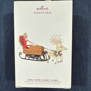 Hallmark Keepsake Here Comes Sandy Claws The Nightmare Before Christmas ornament